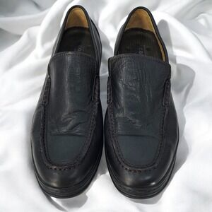 Cole Haan Grandseries‎ Leather Loafers Dress Shoes Slip On Black Men 10M Comfy